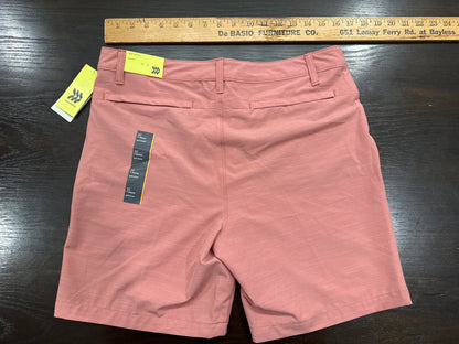 All in Motion™ Men’s Golf Shorts – 7" Inseam (Size 32), Sand / muted coral tone