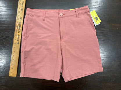 All in Motion™ Men’s Golf Shorts – 7" Inseam (Size 30), Sand / muted coral tone