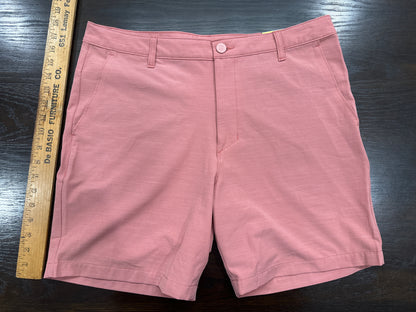 All in Motion™ Men’s Golf Shorts – 7" Inseam (Size 36), Sand / muted coral tone