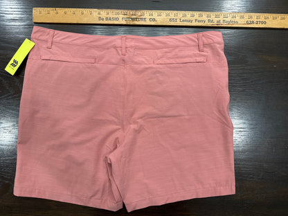 All in Motion™ Men’s Golf Shorts – 7" Inseam (Size 44), Sand / muted coral tone