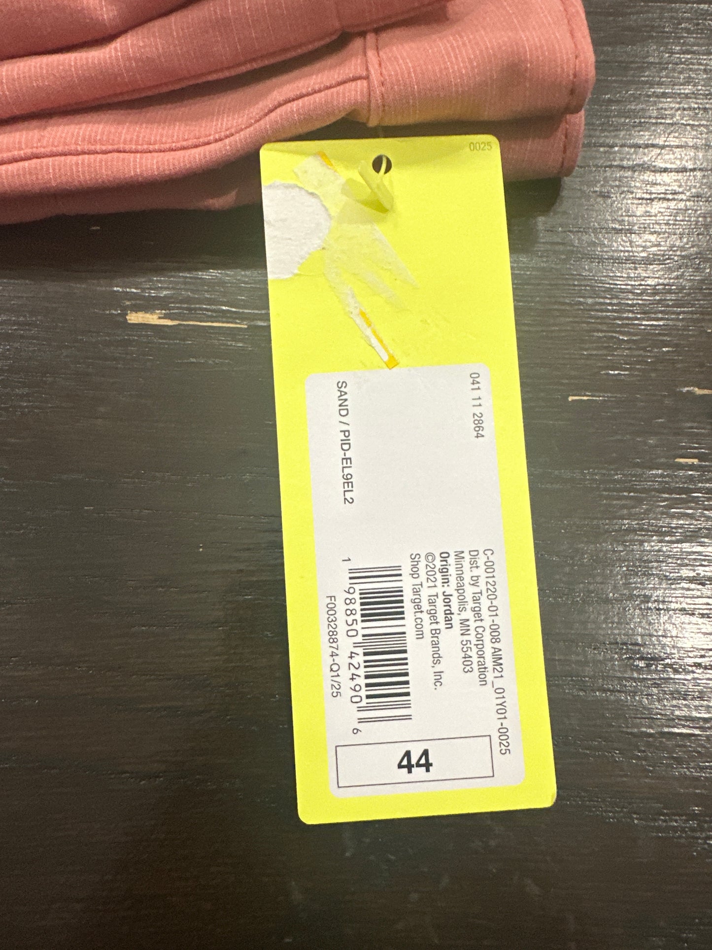 All in Motion™ Men’s Golf Shorts – 7" Inseam (Size 44), Sand / muted coral tone