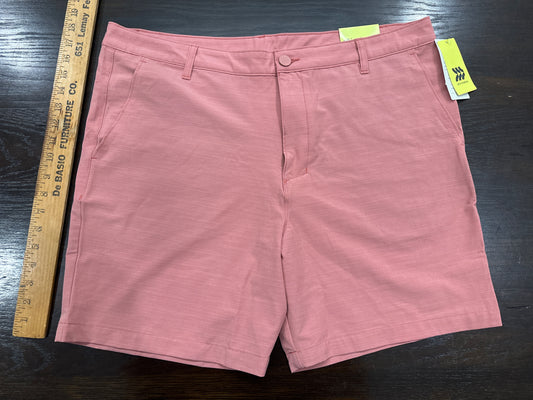 All in Motion™ Men’s Golf Shorts – 7" Inseam (Size 40), Sand / muted coral tone