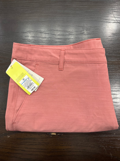 All in Motion™ Men’s Golf Shorts – 7" Inseam (Size 40), Sand / muted coral tone