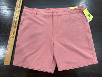 All in Motion™ Men’s Golf Shorts – 7" Inseam (Size 38), Sand / muted coral tone