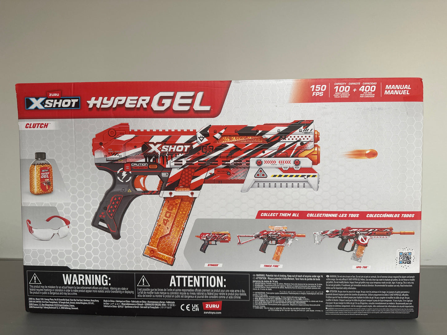 XShot HyperGel Clutch Gel Blaster – 5,000 Gel Pellets
