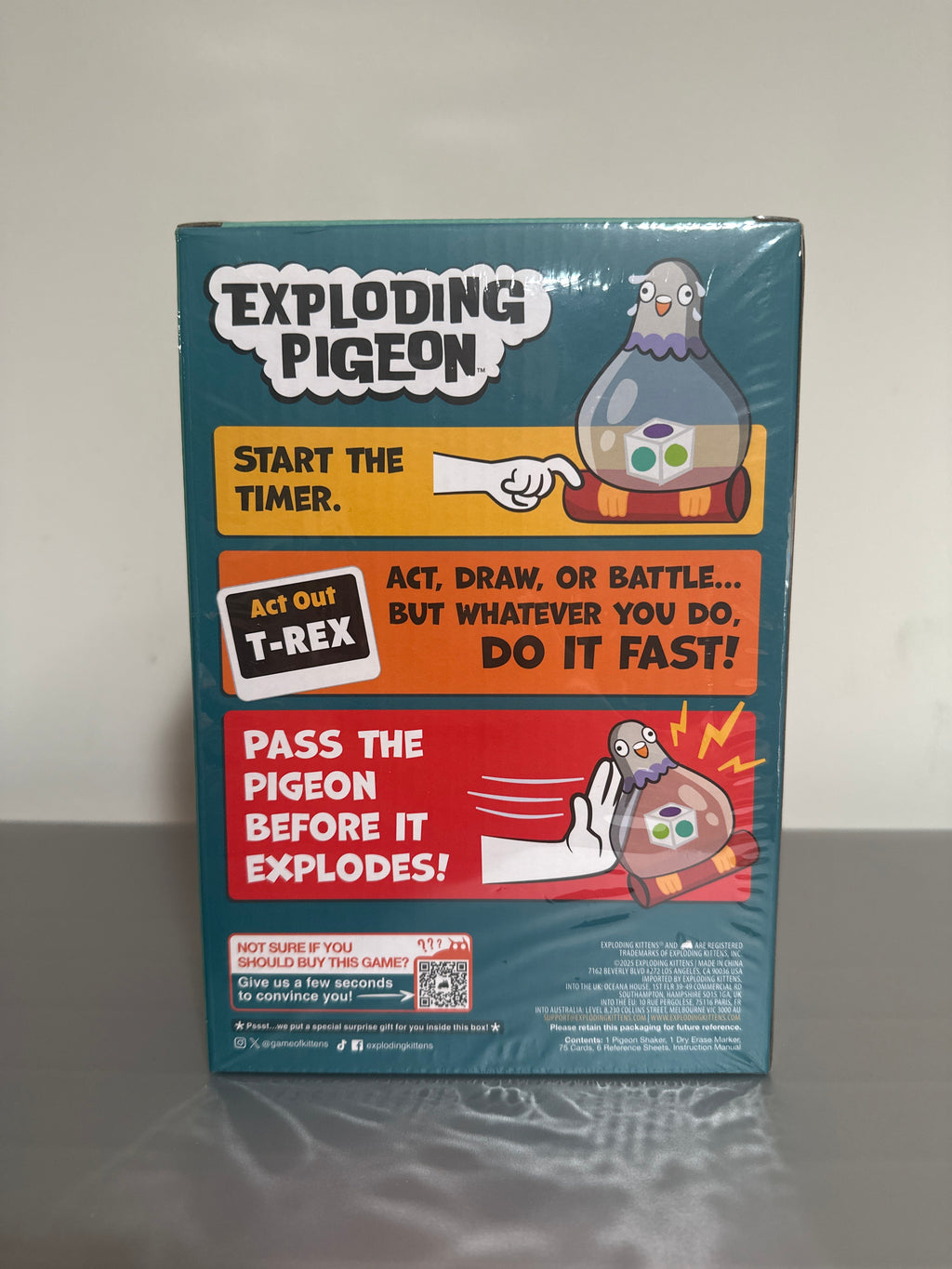 Exploding Pigeon – Fast-Paced Family Party Game