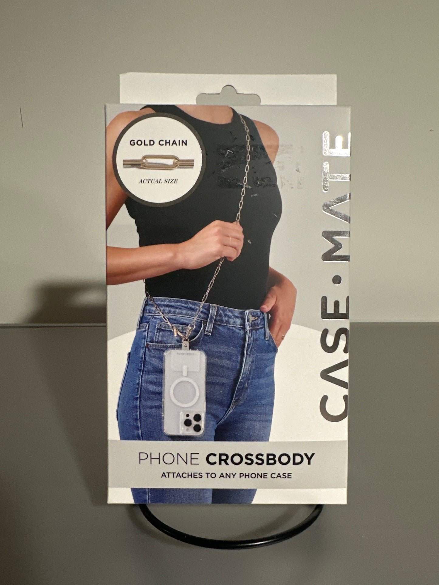 Case-Mate Phone Crossbody – Gold Chain Hands-Free Phone Strap