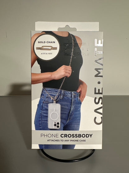 Case-Mate Phone Crossbody – Gold Chain Hands-Free Phone Strap