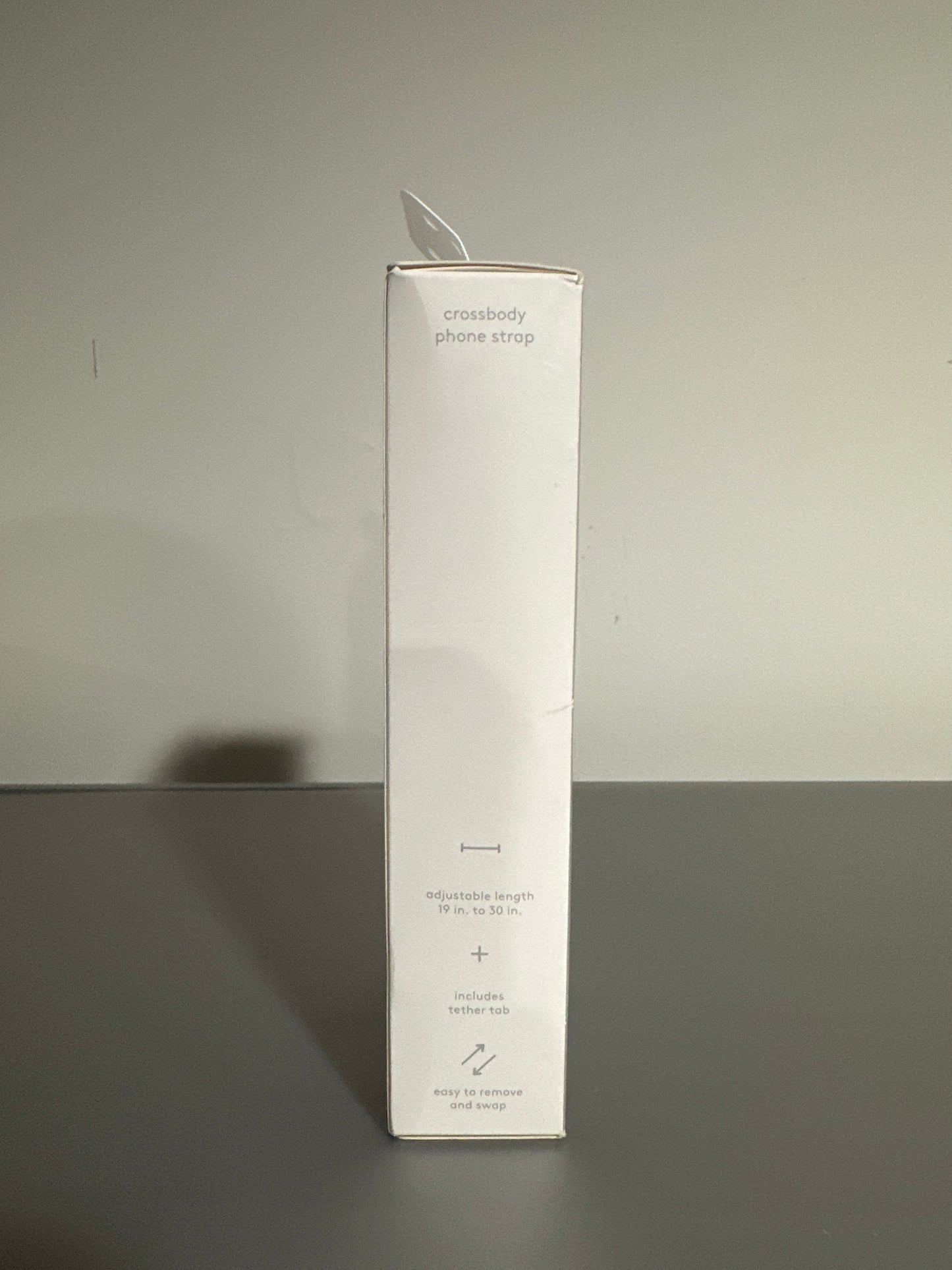 Heyday™ Crossbody Phone Strap – Adjustable Hands-Free Phone Lanyard (Black)