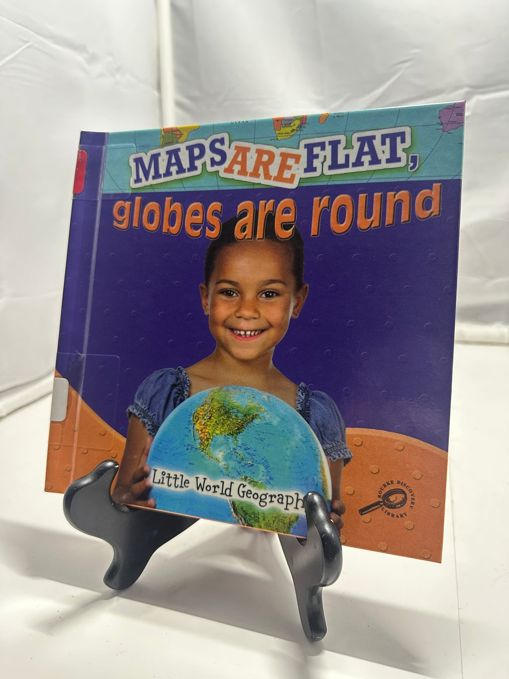 Maps Are Flat, Globes Are Round by Meg Greve Hardcover Children