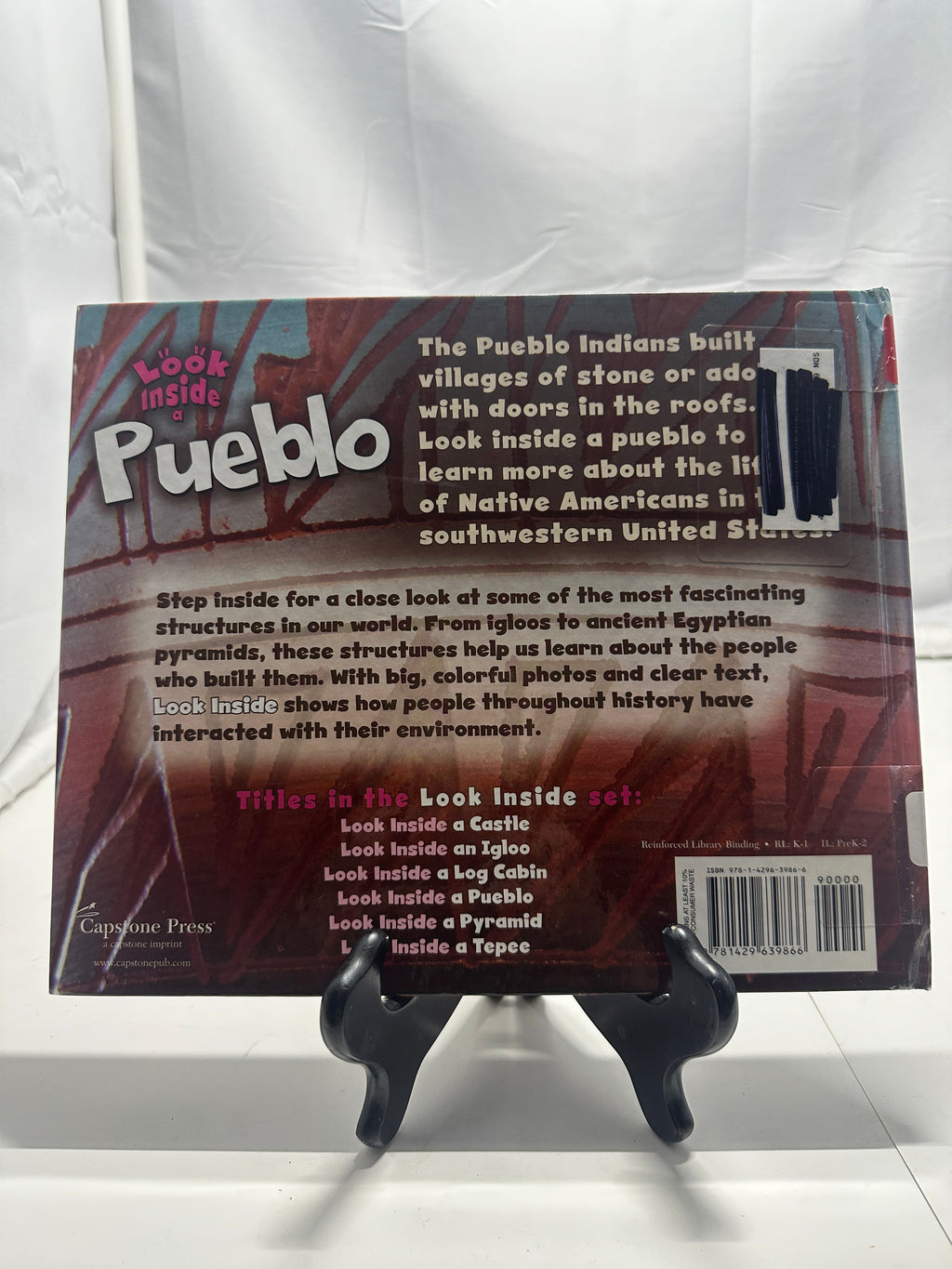 Look Inside a Pueblo by Jenny Moss Hardcover Children