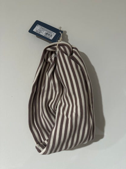 Universal Thread Striped Knotted Headband – Brown & Cream