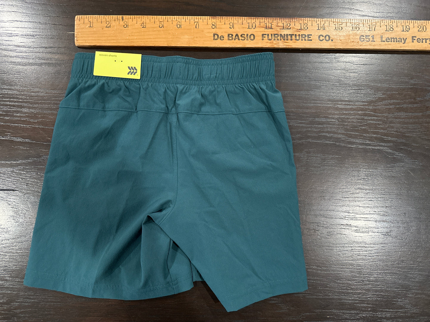 All in Motion™ Women’s Stretch Woven Shorts – Teal Blue (Size Small)