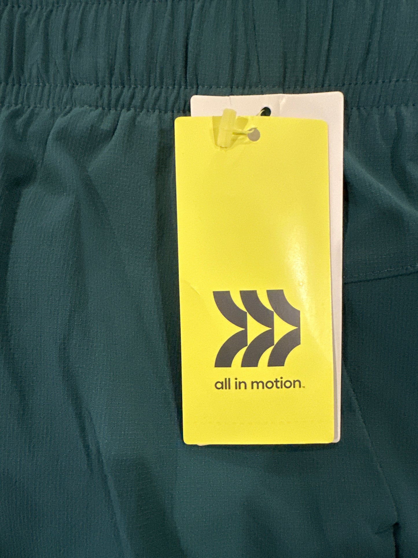 All in Motion™ Women’s Stretch Woven Shorts – Teal Blue (Size Small)