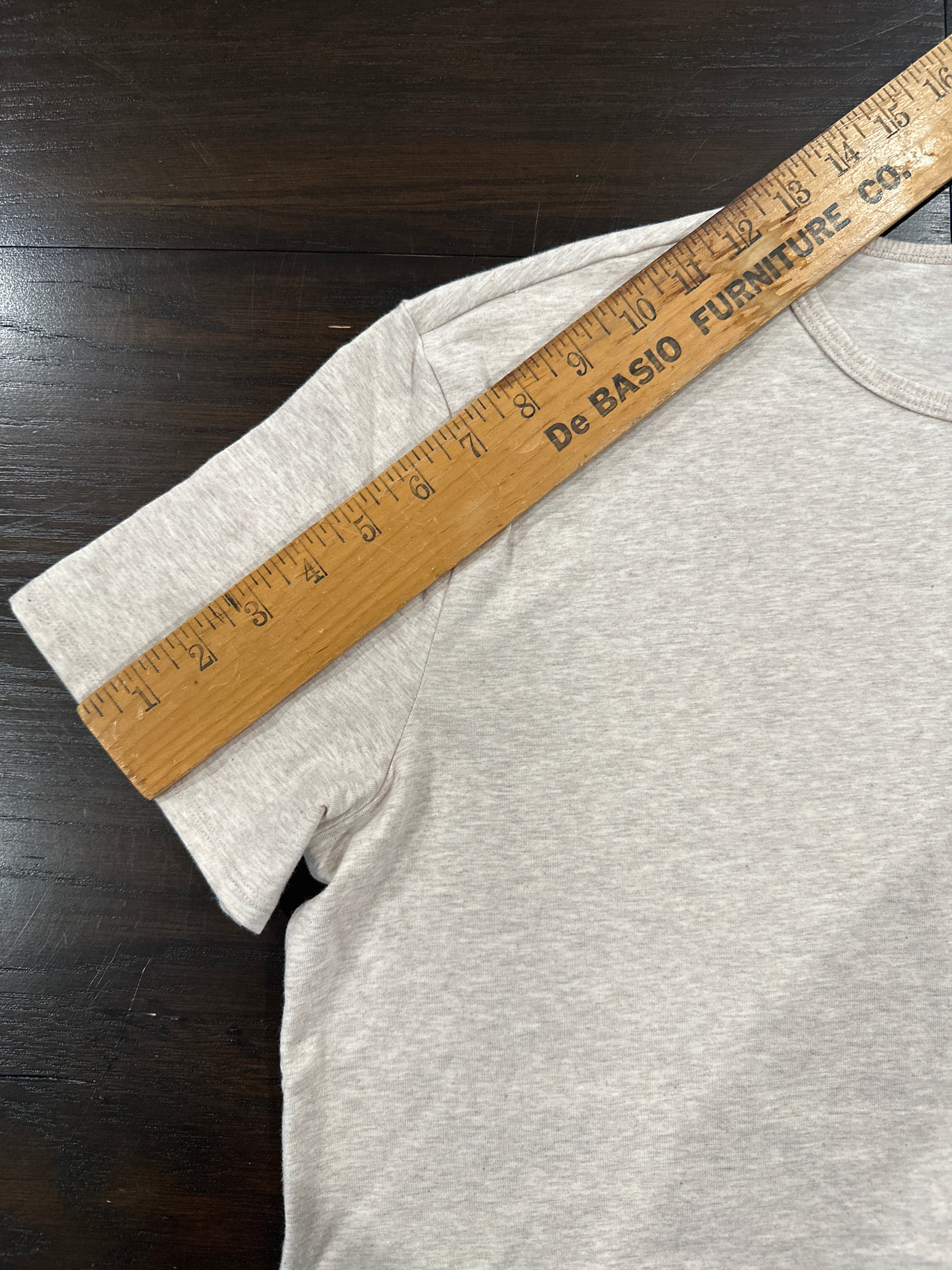 Jockey® Men’s Soft Touch Luxe Pocket T-Shirt – Heather Oatmeal (Size M)