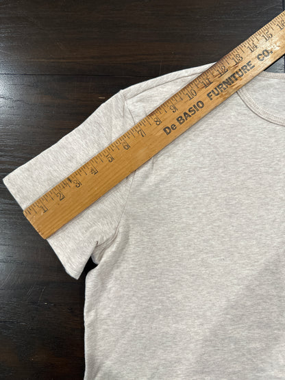 Jockey® Men’s Soft Touch Luxe Pocket T-Shirt – Heather Oatmeal (Size M)