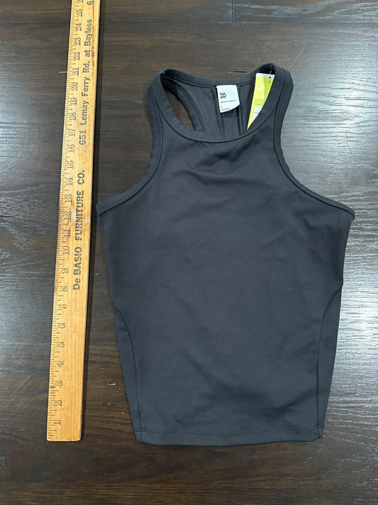 All in Motion™ Women’s High-Neck Tank Top – Black (Size Small)
