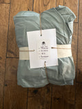3pc Luxe Striped Damask Duvet Cover and Sham Set - Threshold™-Queen-Light Teal