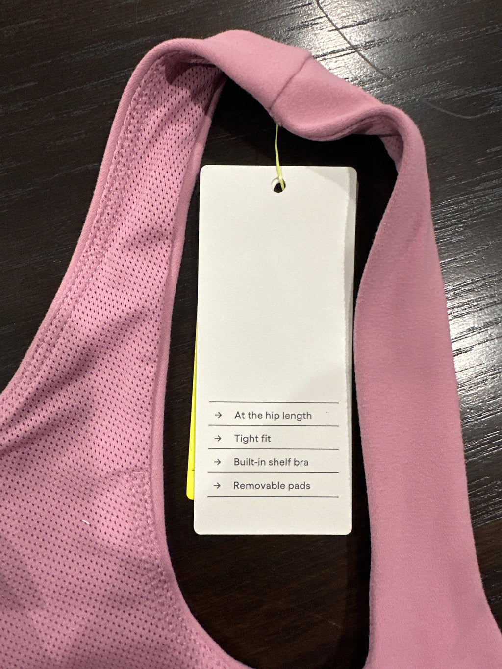 All in Motion Women’s Everyday Soft Tank Top Mauve Size M Built-In Bra