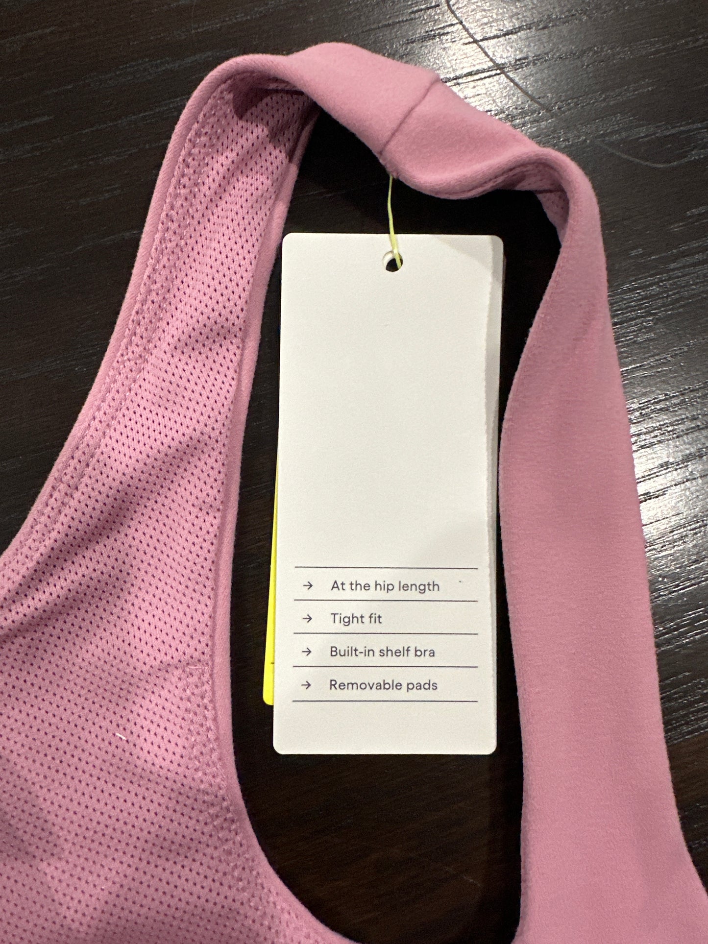 All in Motion Women’s Everyday Soft Tank Top Mauve Size M Built-In Bra