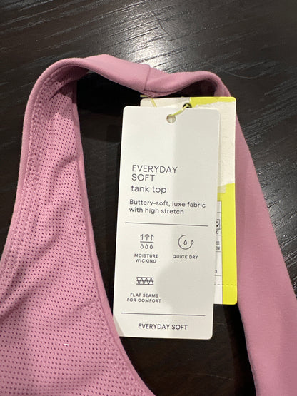 All in Motion Women’s Everyday Soft Tank Top Mauve Size M Built-In Bra