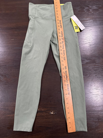 All in Motion Dynamic Flex Pocketed Leggings Women’s M High Rise 7/8 Olive