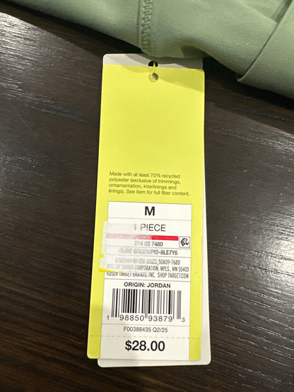 All in Motion Dynamic Flex Pocketed Leggings Women’s M High Rise 7/8 Olive