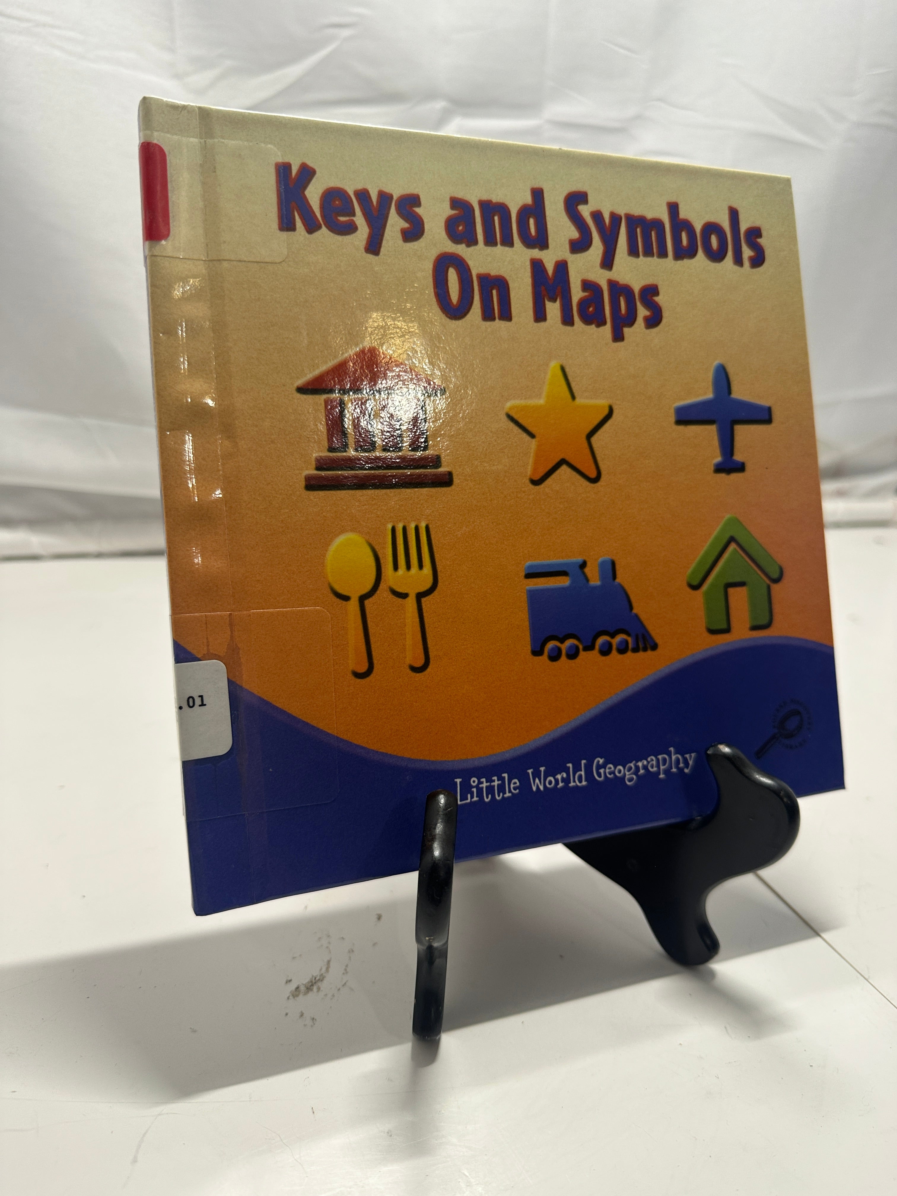 Keys and Symbols on Maps by Meg Greve Hardcover Children