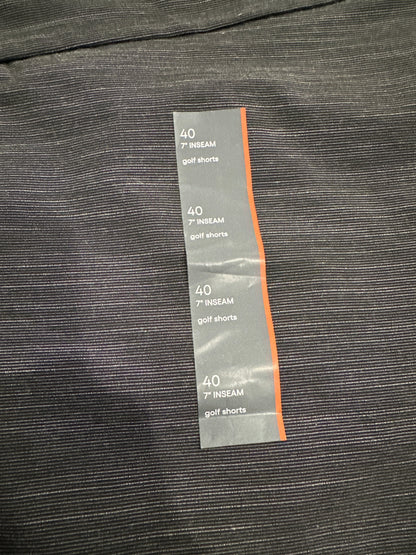 All in Motion Men’s Golf Shorts Size 40 Black 7” Inseam Stretch Quick Dry