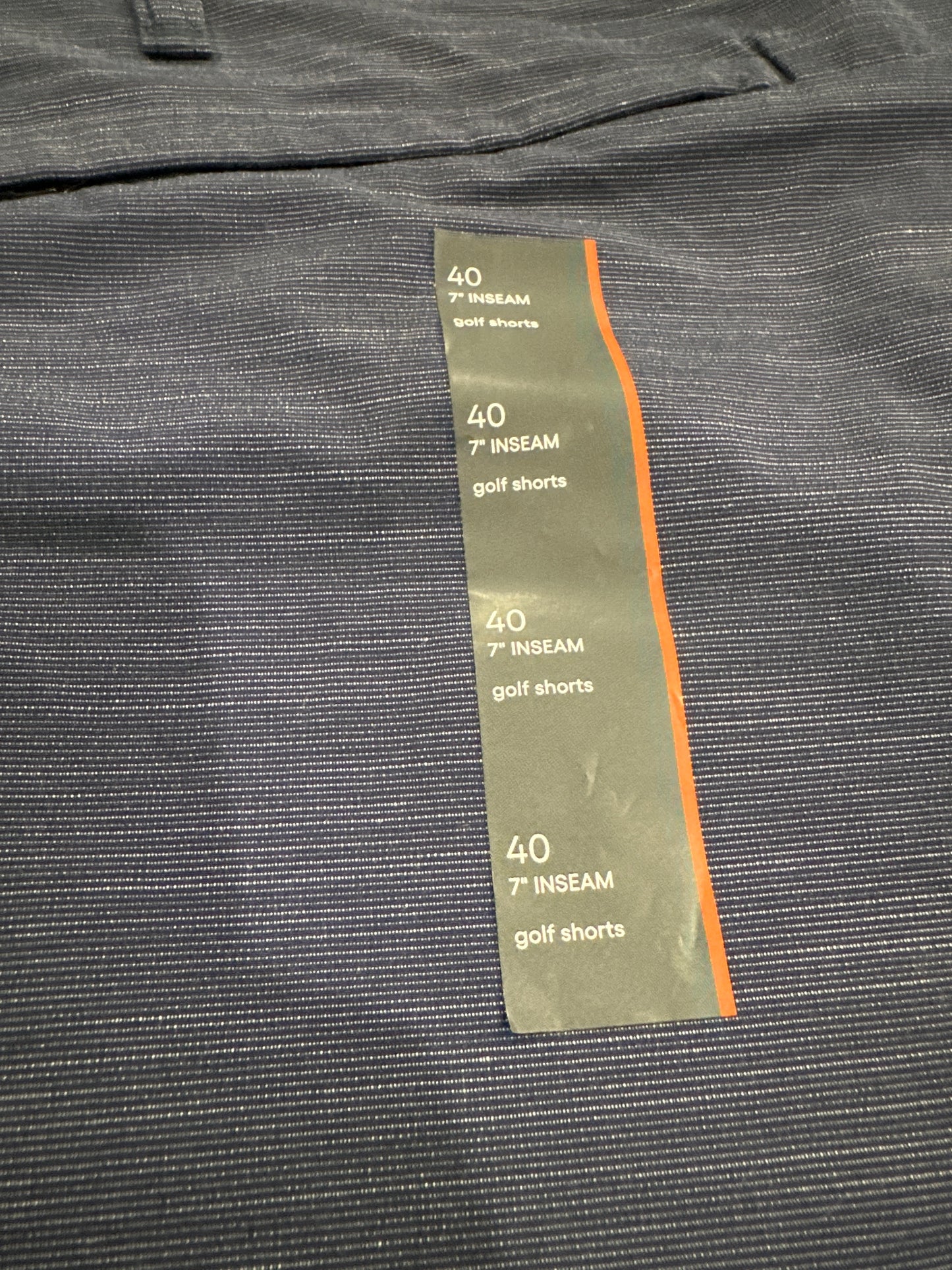 All in Motion Men’s Golf Shorts Size 40 Dark Blue 7” Inseam Unlined Stretch