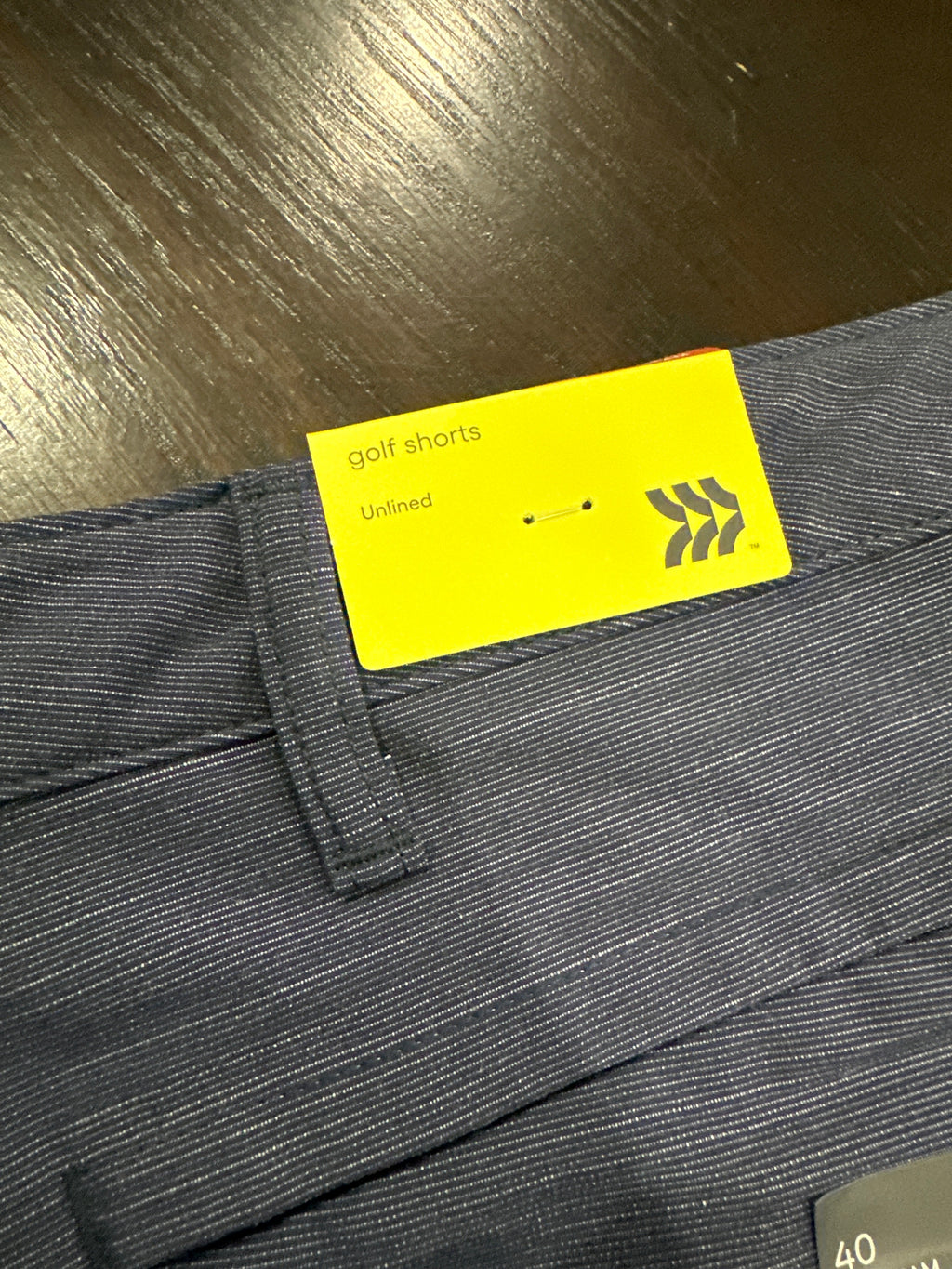 All in Motion Men’s Golf Shorts Size 40 Dark Blue 7” Inseam Unlined Stretch