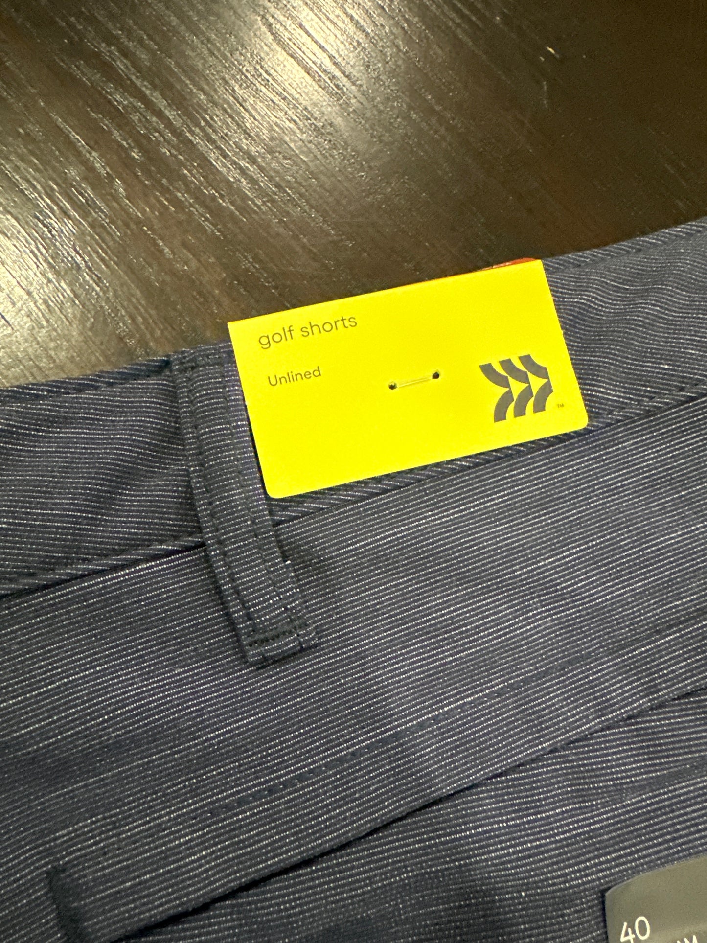 All in Motion Men’s Golf Shorts Size 40 Dark Blue 7” Inseam Unlined Stretch