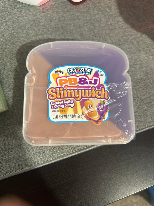 Cra-Z-Slimy PB&J Slimywich Scented Butter and Glossy Slime