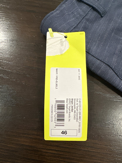 All in Motion Men’s Golf Shorts Size 46 Dark Blue 7” Inseam Unlined