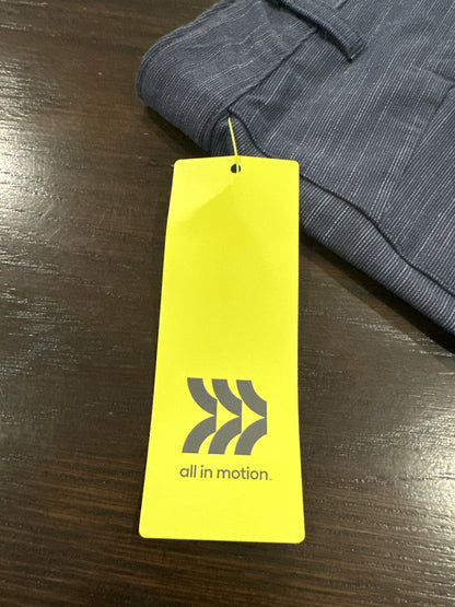 All in Motion Men’s Golf Shorts Size 46 Dark Blue 7” Inseam Unlined