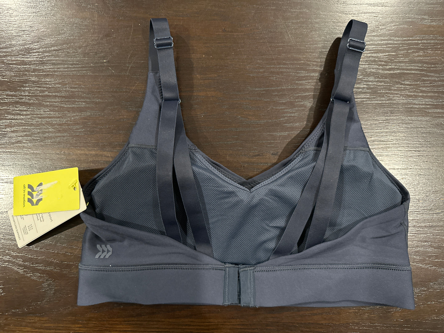 All in Motion™ Effortless Support Sports Bra – Navy Blue (Size Small)
