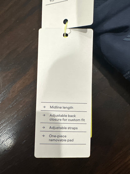 All in Motion™ Effortless Support Sports Bra – Navy Blue (Size Small)