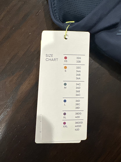 All in Motion™ Effortless Support Sports Bra – Navy Blue (Size Small)