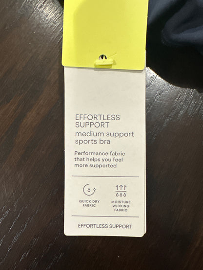 All in Motion™ Effortless Support Sports Bra – Navy Blue (Size Medium)