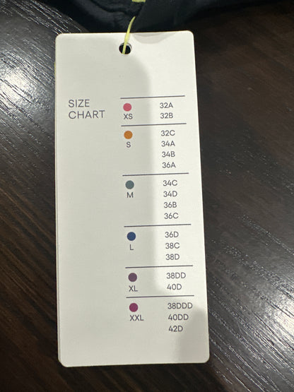 All in Motion™ Effortless Support Sports Bra – Black (Size XS)