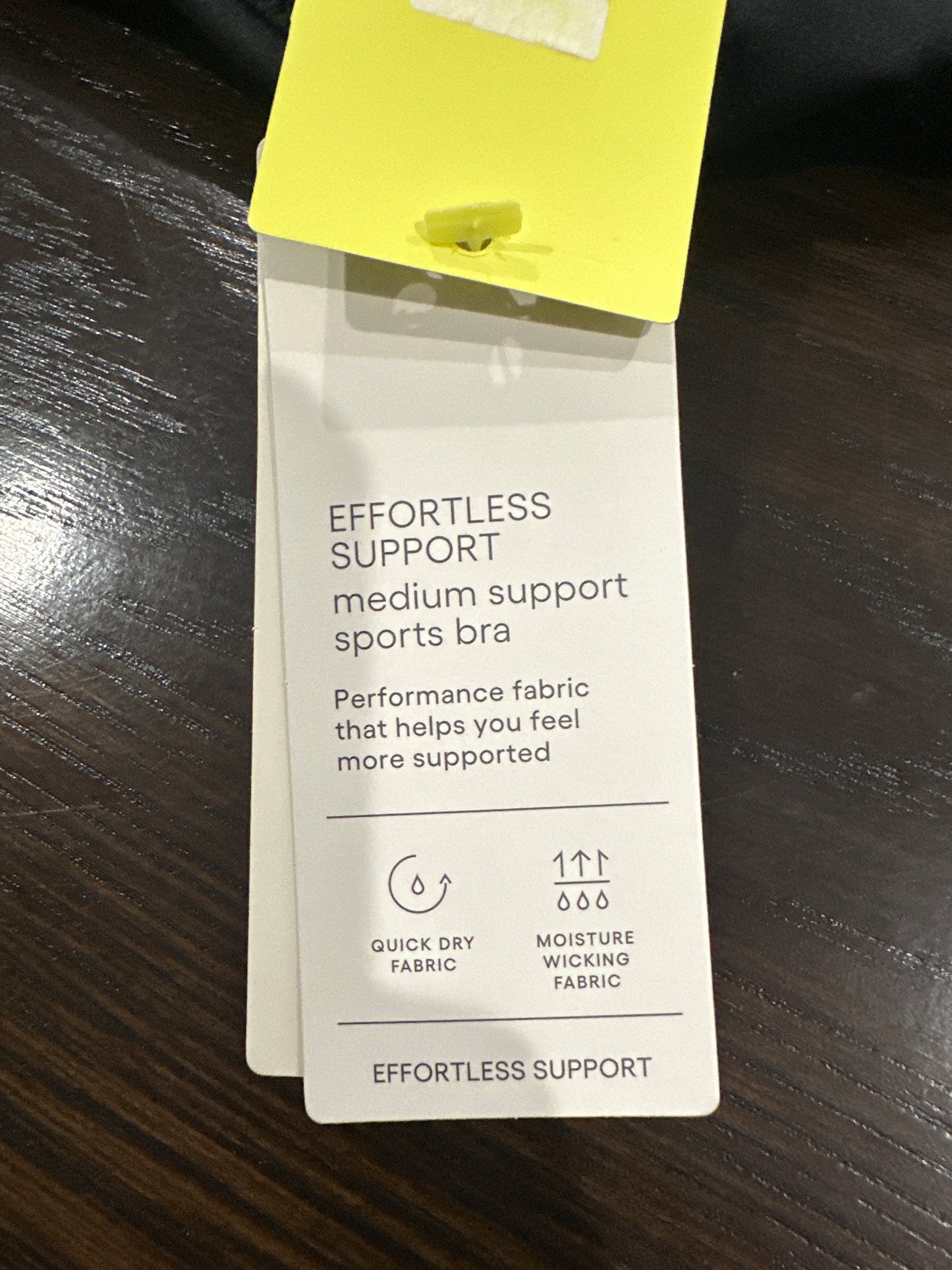 All in Motion™ Effortless Support Sports Bra – Black (Size Small)