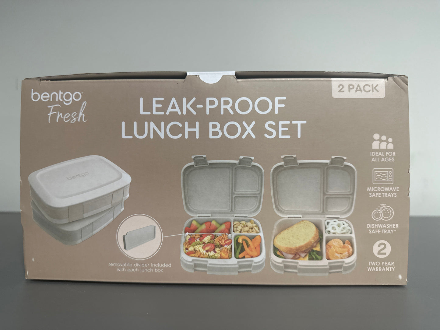 Bentgo® Fresh Leak-Proof Lunch Box Set – 2 Pack