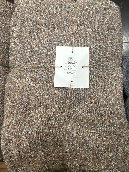 Boucle Blanket - Casaluna™ full/queen-Tan