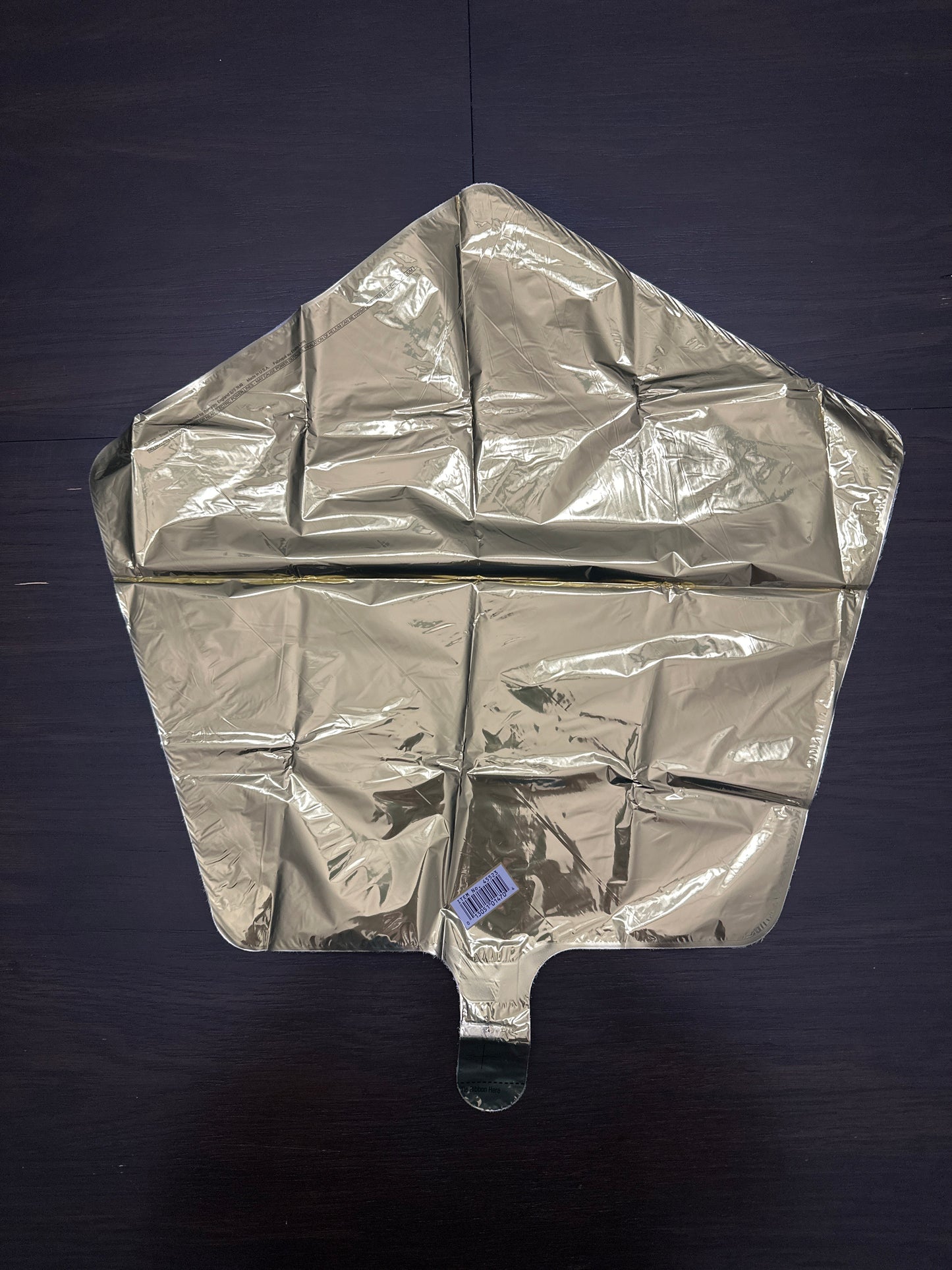 5pc Congrats Foil Balloon Bouquet Gold White Confetti Stars & Rounds Anagram