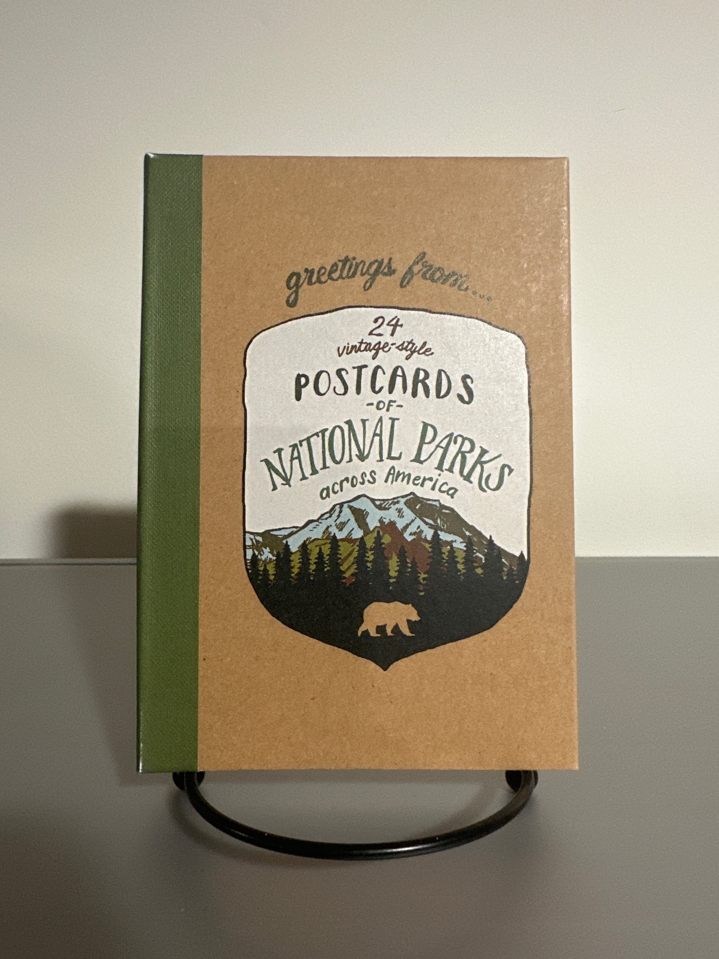 24-Piece Vintage Style National Parks Postcard Book – Woolrich Nature Collection