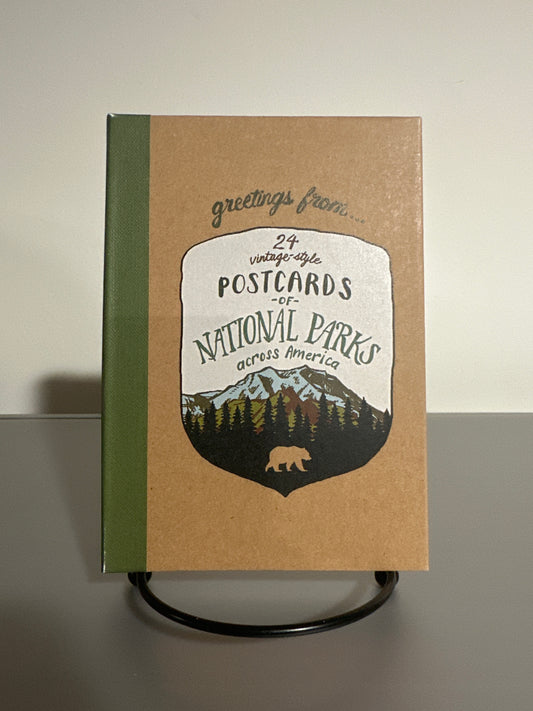 24-Piece Vintage Style National Parks Postcard Book – Woolrich Nature Collection