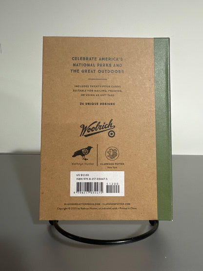 24-Piece Vintage Style National Parks Postcard Book – Woolrich Nature Collection