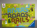 Rivers Roads & Rails Board Game Ravensburger Path Building Family Game Ages 5+