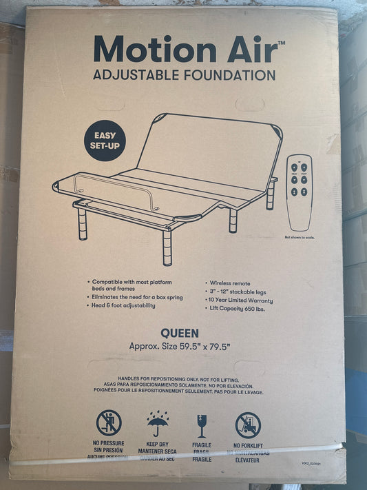 Serta Motion Air™ Adjustable Foundation – Queen (Wireless Remote)