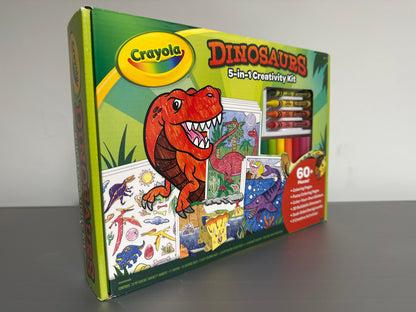 Crayola Dinosaurs 5-in-1 Creativity Kit (60+ Pieces)